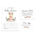 thumbnail image 1 of Inkdotpot Set Of 30Fox Jungle Animals Baby Shower Invitations-Diaper Raffle Tickets And Baby Shower Book Request Cards Gender Neutral Invites Its A Boy Its A Girl, 1 of 8