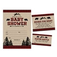 thumbnail image 1 of Inkdotpot Set Of 30Gender Neutral Rustic Baby Shower Invitations-Diaper Raffle Tickets And Baby Shower Book Request Cards Lumberjack Invites Its A Boy Its A Girl, 1 of 1