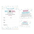 thumbnail image 1 of Inkdotpot Set Of 30Gender Reveal Baby Shower Invitations-Diaper Raffle Tickets And Baby Shower Book Request Cards Its a Boy Its a girl Invites, 1 of 1