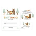 thumbnail image 1 of Inkdotpot Set Of 30Jungle Animals Baby Shower Invitations-Diaper Raffle Tickets And Baby Shower Book Request Cards Gender Neutral Invites Its A Boy Its A Girl, 1 of 8