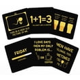 thumbnail image 1 of Inkdotpot Set of 6 Drink Coasters Easy Clean 4 inch SquareCoastersCork Base-Reusable- Funny Bachelor Coasters, 1 of 1