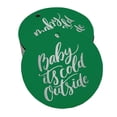 thumbnail image 1 of Inkdotpot Silver Foil Paper Hang Tags Baby It's Cold Outside Baby Shower Favor Tags 50 Pieces, 1 of 7