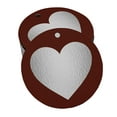 thumbnail image 1 of Inkdotpot Silver Foil Paper Hang Tags Made With Love Wedding Favor Tags 50 Pieces, 1 of 6