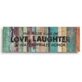 thumbnail image 1 of Inkdotpot Stretched Canvas Quotes Wall Art Decor, This House Runs On Love, Laughter & Inappropriate Humor Wall Decor- 8 x 24 Rustic Wall Art Sign- Farmhouse Decor Faux Plaque Sign, 1 of 8