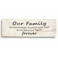 thumbnail image 1 of Inkdotpot Stretched Canvas Quotes Wall Art Decor, Our Family Is A Circle Of Strength; Founded On Faith, Joined In Love Kept By God, Together Forever Wall Decor- 6 x 17 Rustic Wall Art Sign, 1 of 8