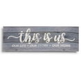 thumbnail image 1 of Inkdotpot Stretched Canvas Quotes Wall Art Decor, This Is Us Our Life .Our Story.Our Home Wall Decor- 6 x 17 Rustic Wall Art Sign- Farmhouse Decor Faux Plaque Sign, 1 of 8