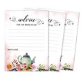 thumbnail image 1 of Inkdotpot Tea PartyAdvice And Wishes Set Of 50 Bridal Shower Advice Game ActivityCards, 1 of 5