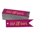thumbnail image 1 of Inkdotpot Thank You From The New Wedding Bottle Tag Real Gold Foil Favor Hang Tags Pack Of 50, 1 of 6