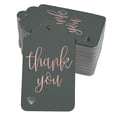thumbnail image 1 of Inkdotpot ThankYou Bridal Shower-Baby Shower-Retirement-Wedding-Birthday Bottle Tag Real Rose Gold Foil Favor Hang Tags Pack Of 50, 1 of 6