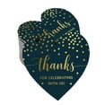 thumbnail image 1 of Inkdotpot Thanks For Celebrating With Us Bridal Shower-Baby Shower-Retirement-Wedding-Birthday Bottle Tag Real Gold Foil Favor Hang Tags Pack Of 100, 1 of 6