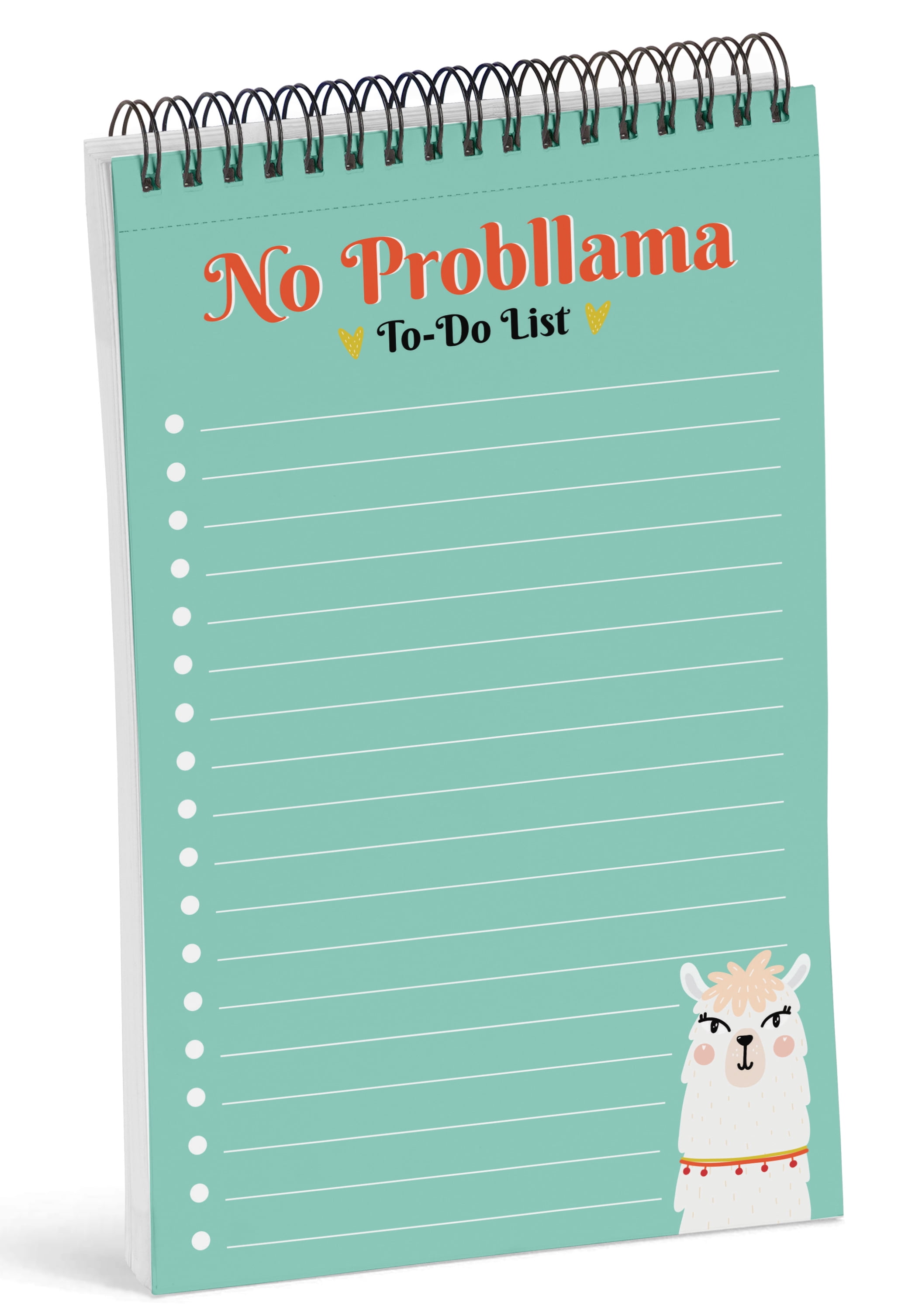 Inkdotpot To Do List Notepad 6 X 9 Paper Stationery, No Probllama Llama ...