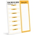 thumbnail image 1 of Inkdotpot Weekly Meal Planner Notepad 7"x10 , "Plan. Prep. Eat. Repeat" Magnetic Meal Planning Pad with Tear Off Grocery Shopping List for Fridge- Kitchen & Home - 54 Sheets -8G, 1 of 8