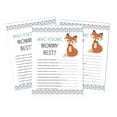 thumbnail image 1 of Inkdotpot Who Knows Mommy Best Baby Shower Game Cards-Fun Activity Cards Set Of 50 Jungle Animals Party Theme, 1 of 5