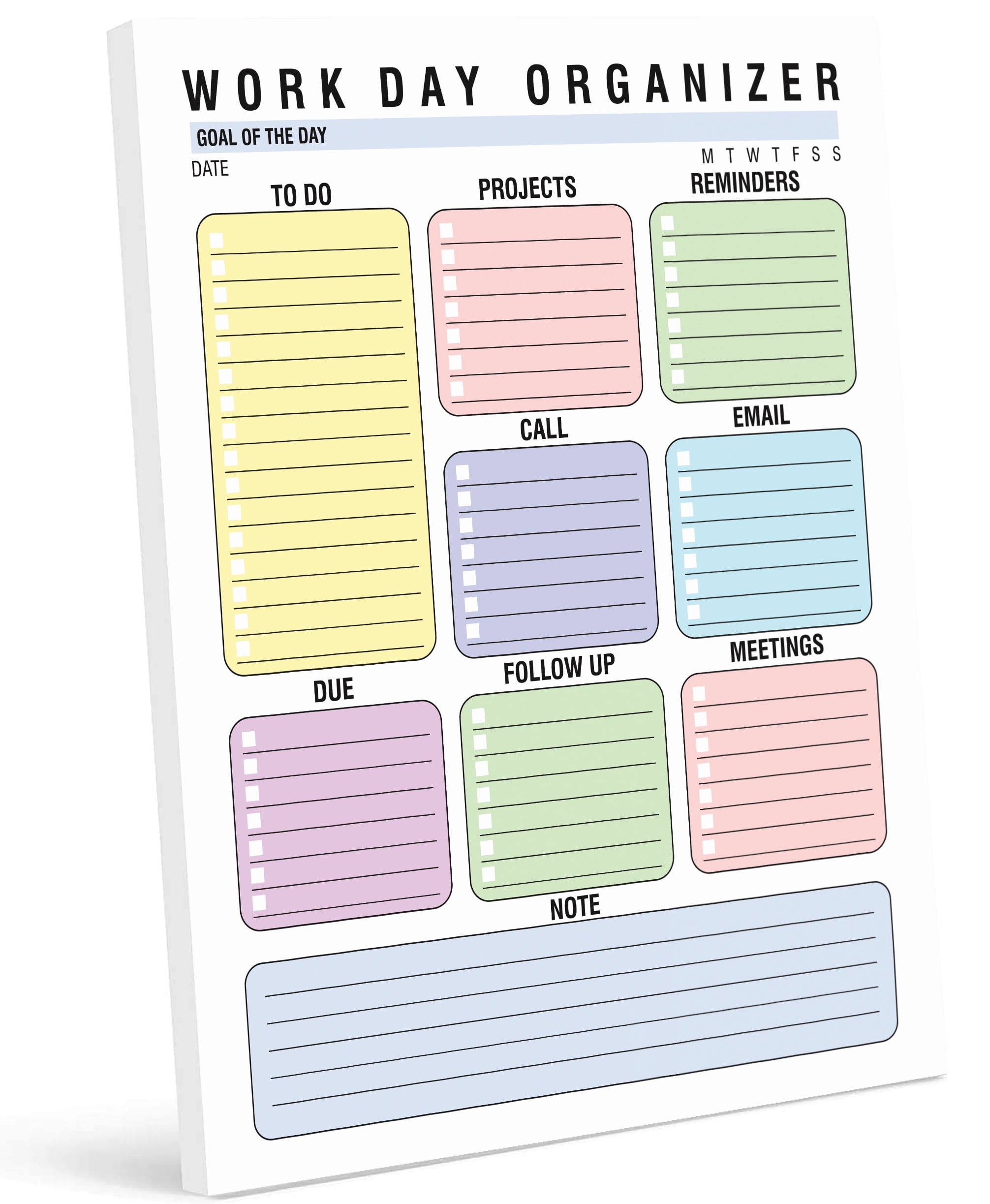 Amazon.com : Utron A5 Weekly Planner - Undated Daily To Do