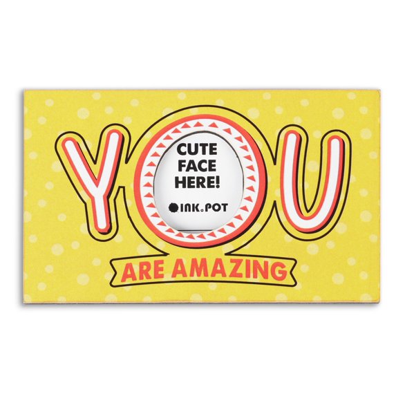 Inkdotpot You Are Amazing! PhotoMagnetFrame-MagneticPhotoFramesFor Refrigerator Magnets- MiniPhotoFrames- Cute Gift ForFriends/ Family/ Kids | 5.5 x 9 cm