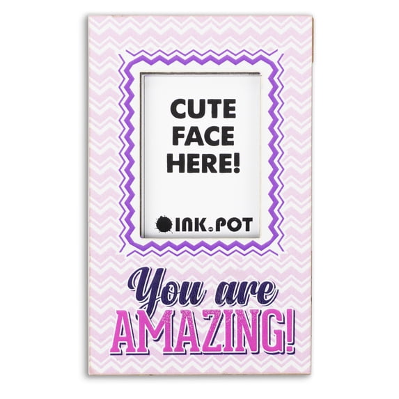 Inkdotpot You Are Amazing! PhotoMagnetFrame-MagneticPhotoFramesFor Refrigerator Magnets- MiniPhotoFrames- Cute Gift ForFriends/ Kids/ Family | 9 x 5.5 cm