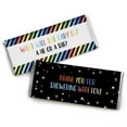 thumbnail image 1 of InkdotpotChocolate Bar Wrapper LabelsForBaby ShowerRainbow , Girl/BoyThemeChocolate Bar Wrapper Labels-Pack of 30 PCS(No Candy), 1 of 6
