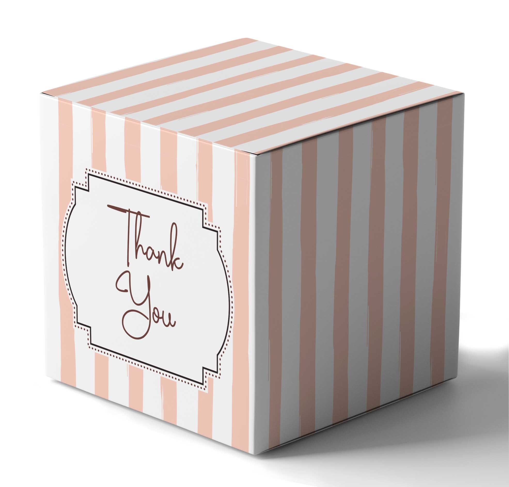 InkdotpotPaper Box -Mini Favor Box ForBaby Shower4x4x4 Inches Paper Gift Boxes, Candy Paper Box For Party Favors, Baby ShowerConfetti,Boy / GirlTheme- Pack Of 20