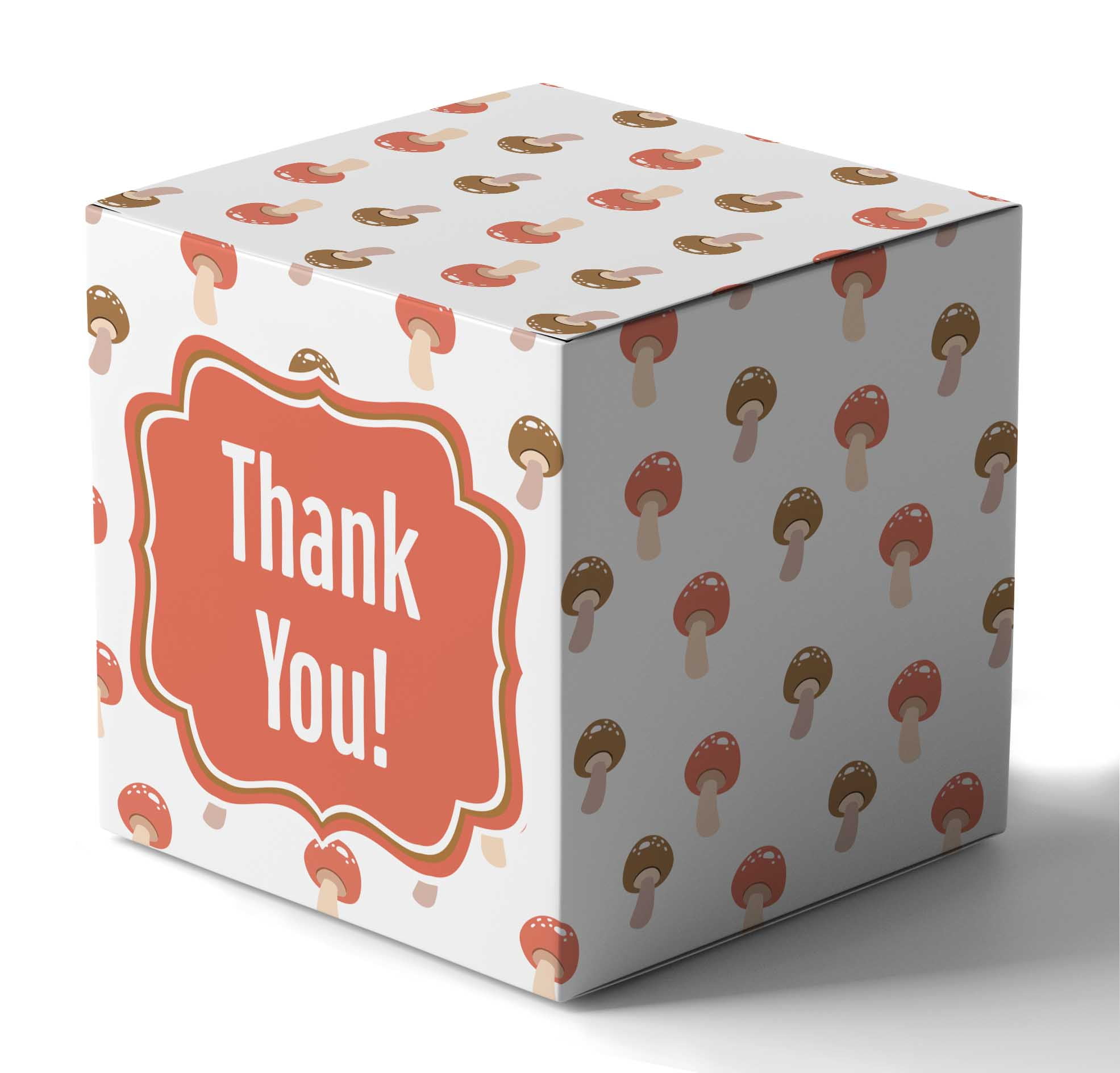 InkdotpotPaper Box -Mini Favor Box ForBaby Shower4x4x4 Inches Paper Gift Boxes, Candy Paper Box For Party Favors, Baby ShowerFox,Boy / GirlTheme- Pack Of 20-a