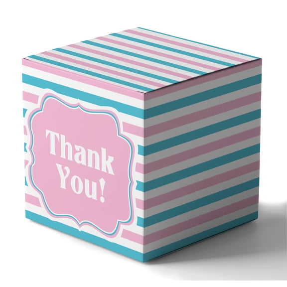 InkdotpotSmall Paper Box -Mini Favor Box ForBaby Shower2x2x2 Inches Paper Gift Boxes, Candy Paper Box For Party Favors, Baby ShowerCandy, Girl/BoyTheme- Pack Of 20