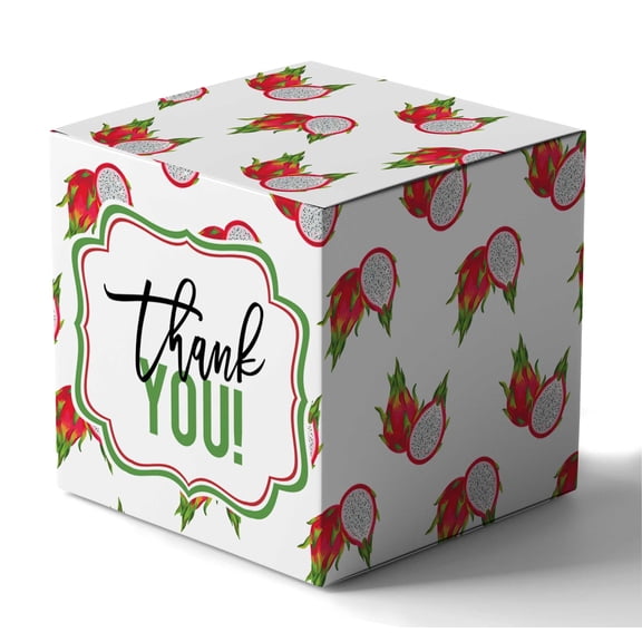 InkdotpotSmall Paper Box -Mini Favor Box ForBaby Shower2x2x2 Inches Paper Gift Boxes, Candy Paper Box For Party Favors, Baby ShowerTropical Leave & Flamingo, Girl Theme- Pack Of 20
