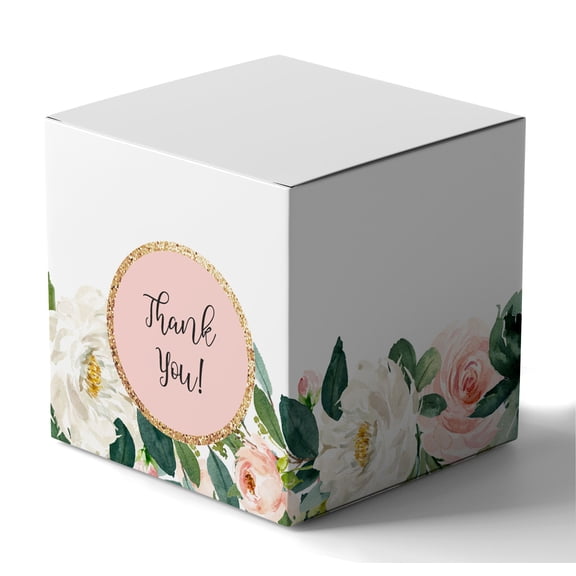 InkdotpotSmall Paper Box -Mini Favor Box ForBaby Shower2x2x2 Inches Paper Gift Boxes, Candy Paper Box For Party Favors, Baby ShowerUnicorn, GirlTheme- Pack Of 20