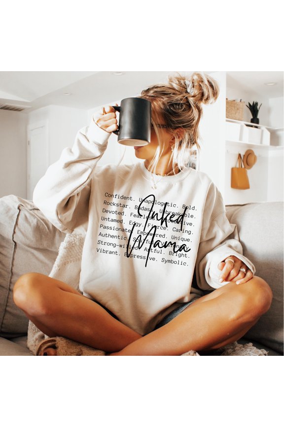 Inked Mama Motivational Sweatshirt - Perfect Gift for Tattoo Addict Moms