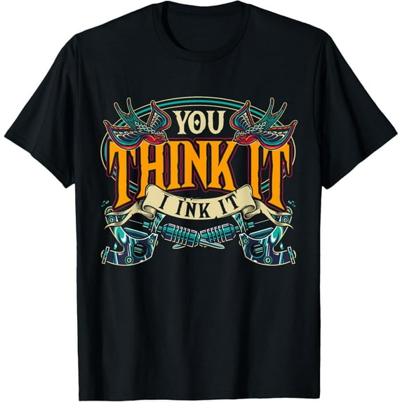 Inked Tattooer Tattoo Master Tatted Ink Artist Gift Tattoo T-Shirt men and women can wear, black, white, gifts