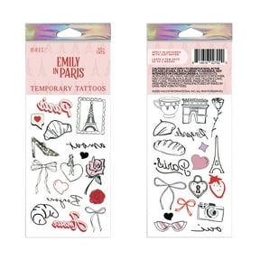 Inked2 Emily in Paris Mini Oui Temporary Tattoos