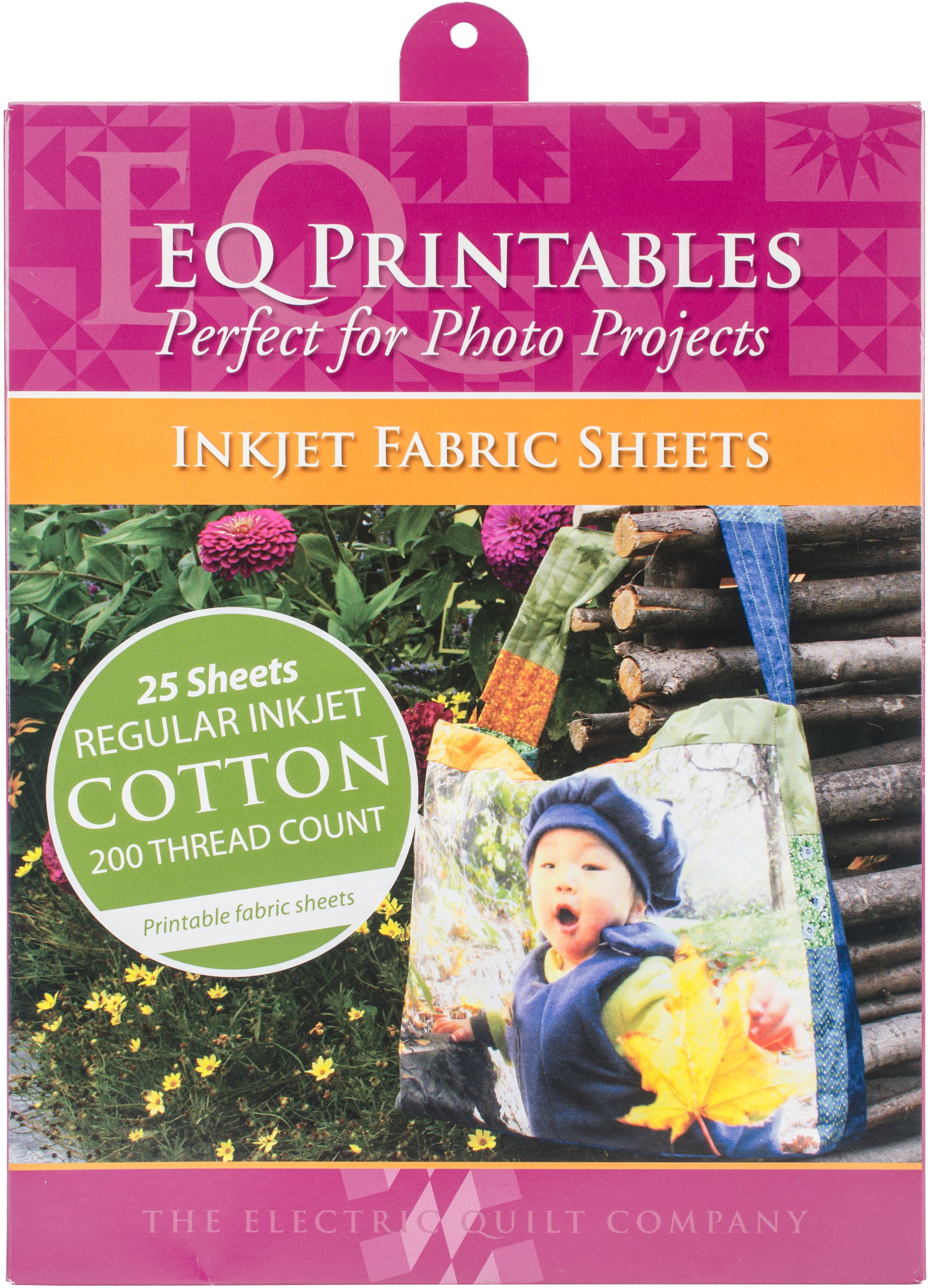 Inkjet Printable Fabric Sheets 8.5"X11" 25/Pkg-Warm White