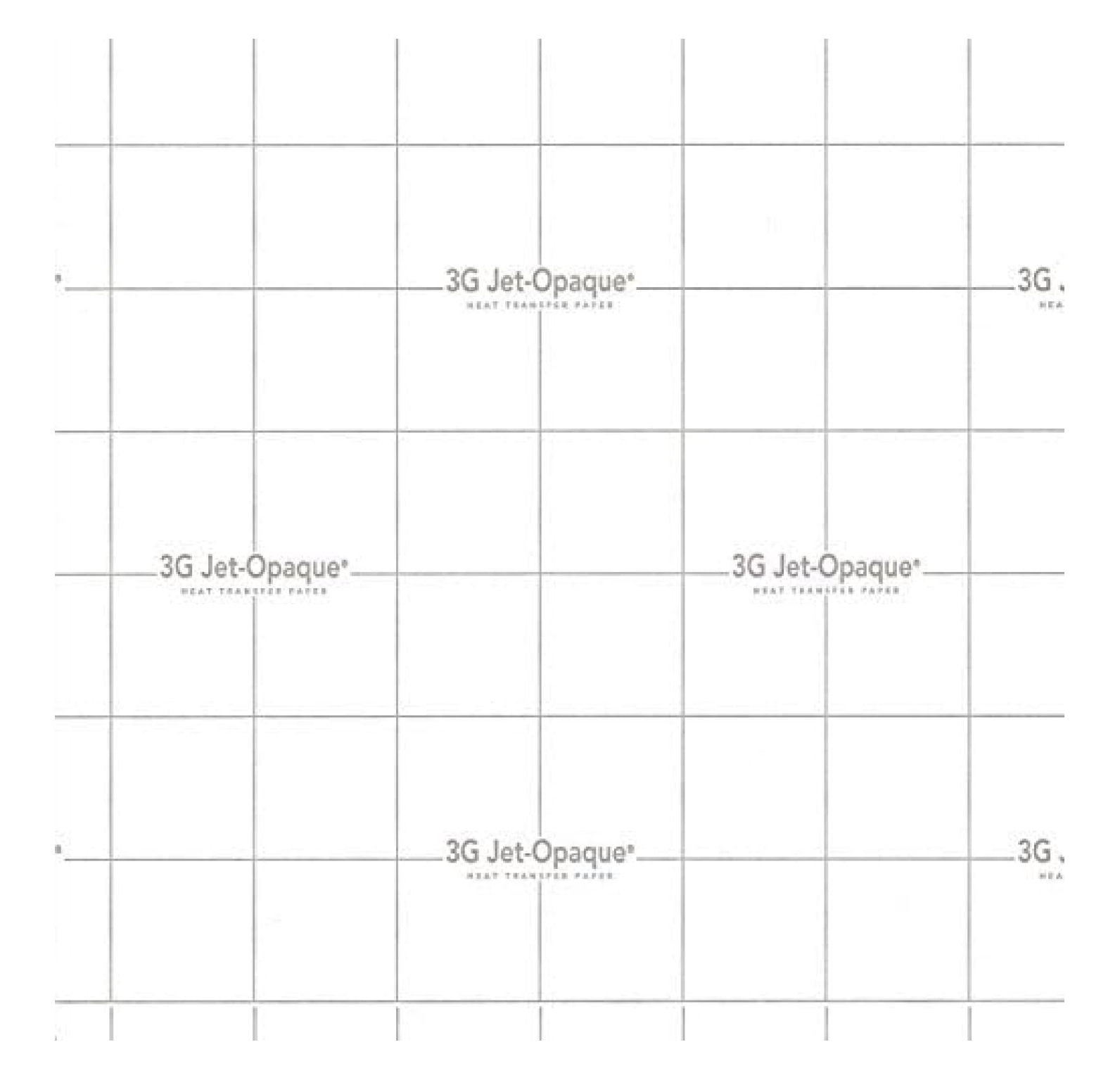 Inkjet Printing for Dark Cotton Fabric (3G Heat Transfer Paper) 8.5" x 11" - 25 Sheets