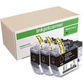 thumbnail image 1 of Inkjetcorner Compatible Black Ink Cartridges for LC3013 LC3013BK (3-Pack), 1 of 1
