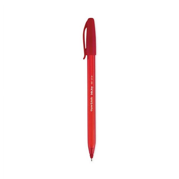 InkJoy 100 Ballpoint Pen, Stick, Medium 1 mm, Red Ink, Translucent Red Barrel, Dozen InkJoy 100 Ballpoint Pen, Stick, Medium 1 mm, Red Ink, Translucent Red Barrel, Dozen
