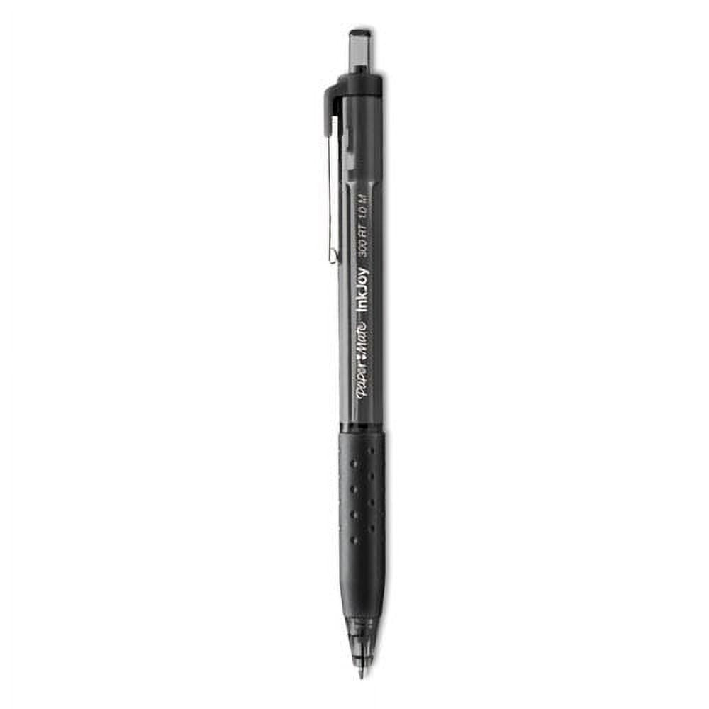 InkJoy 300 RT Ballpoint Pen, Retractable, Medium 1 mm, Black Ink, Black Barrel, Dozen InkJoy 300 RT Ballpoint Pen, Retractable, Medium 1 mm, Black Ink, Black Barrel, Dozen