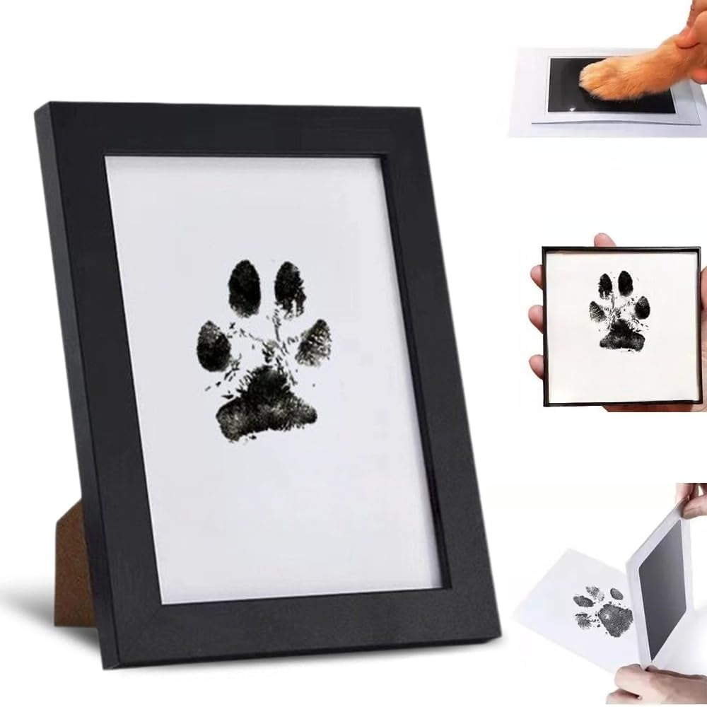 Inkless Paw Print Kit for Dogs and Cats, Mess Free Ink Pads Dog Paw ...