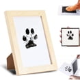thumbnail image 1 of Inkless Paw Print Kit for Dogs and Cats, Mess Free Ink Pads Dog Paw Print Ink Pad, Pet Paw and Nose Print Keepsake Memorial Gift Pet Paw Print Impression Set DIY Gifts(Wood), 1 of 6