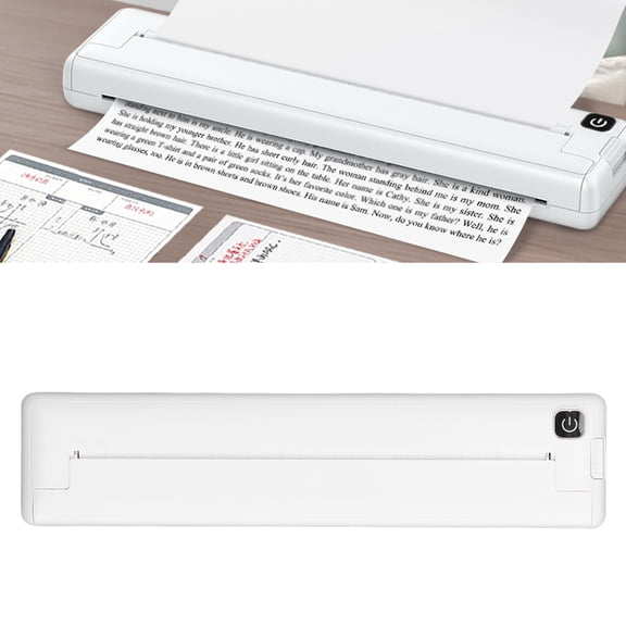 Inkless Printer, 200dpi Wireless Printer Automatic Power Off For Home