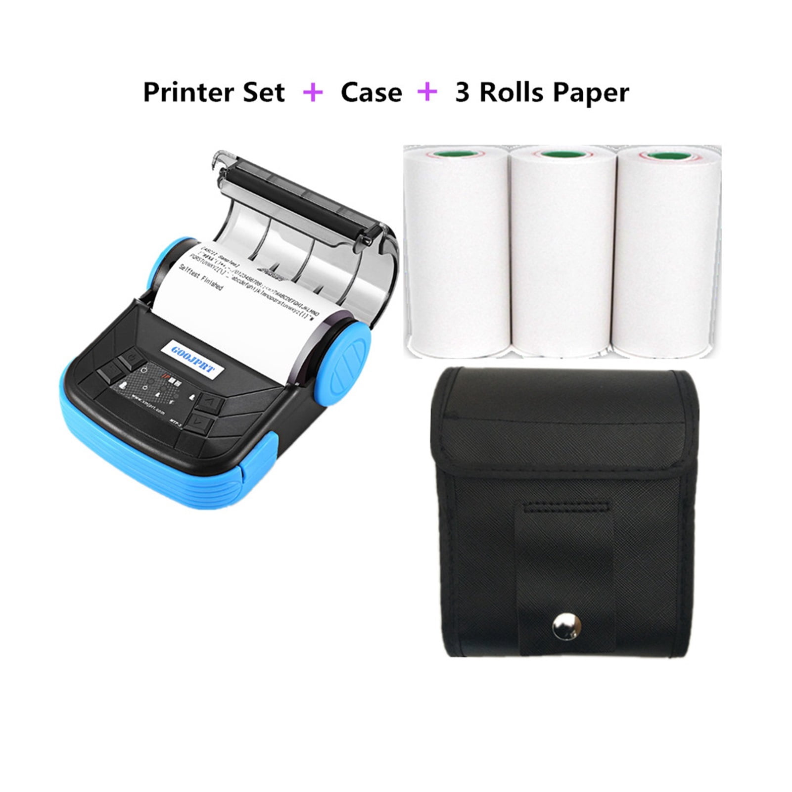 Heatless Mini Printer Inkless USB DC5V 80mm Bluetooth-Compatible Mini Thermal Printers Light ...