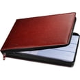 thumbnail image 1 of Inkline 7-Ring Check Binder 500 Check Capacity Portfolio Organizer, 9" x 13" Mahogany, 1 of 5