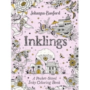 Inklings A Pocket-Sized Inky Coloring Book, 80 pages Paperback