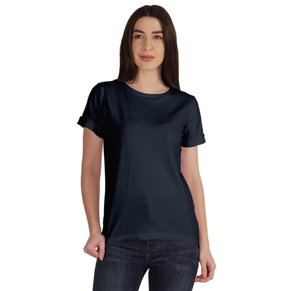 Inkmeso Basic High Low Tshirt For Women Short Sleeve Casual Summer Jersey Tee