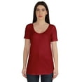 thumbnail image 1 of Inkmeso Basic U Neck Summer T-shirt Short Sleeve Plain Cotton Tshirt Womens, 1 of 7