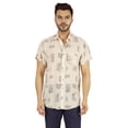 thumbnail image 1 of Inkmeso Casual Button Down Printed Shirts For Mens Short Sleeve Regular Fit Beach Shirt, 1 of 7