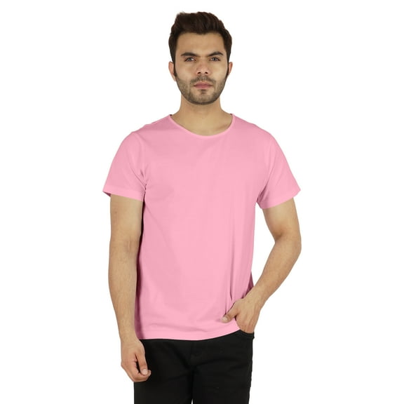 Inkmeso CottonShortSleeveSolidT-shirtForMensRelaxed Fit Casual Summer Basic T-shirts