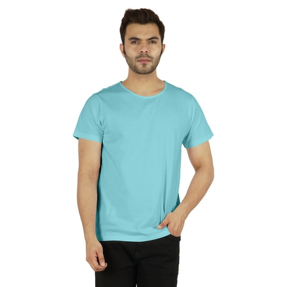 Inkmeso CottonShortSleeveSolidT-shirtForMensRelaxed Fit Casual Summer Basic T-shirts