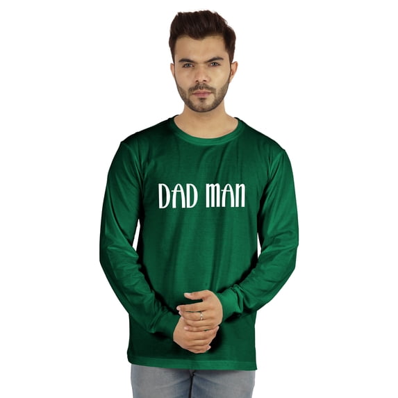 Inkmeso Dad Man Graphic Tshirt For Daddys Shirt Full Sleeve Mens Jersey Tee