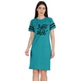 thumbnail image 1 of Inkmeso Educated Motivated Vaccinated T-Shirt Funny Pro Vaccine Boat Neck Dress, 1 of 8