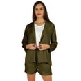 thumbnail image 1 of Inkmeso Elegant Shrug& Shorts Set For Womens 3 Piece Outfits Loungewear Summer Sets, 1 of 7