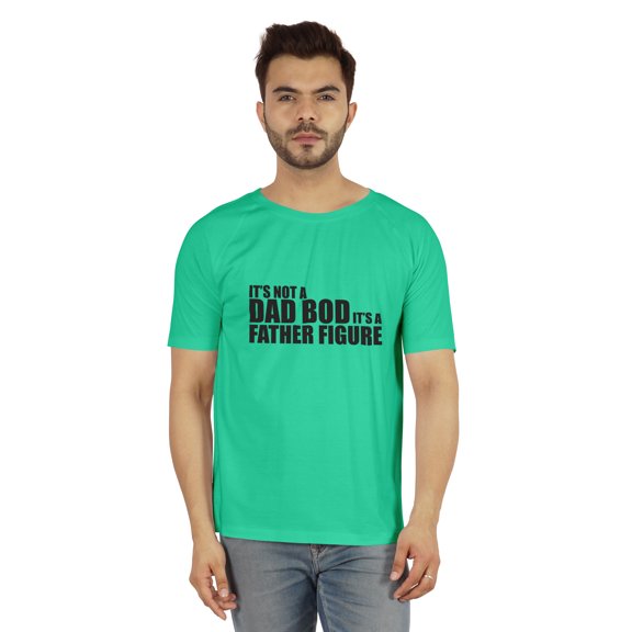 Inkmeso Graphic It Not A Dad Bod It A Father Figure Tshirt For Daddy Raglan Sleeves Jersey Shirt