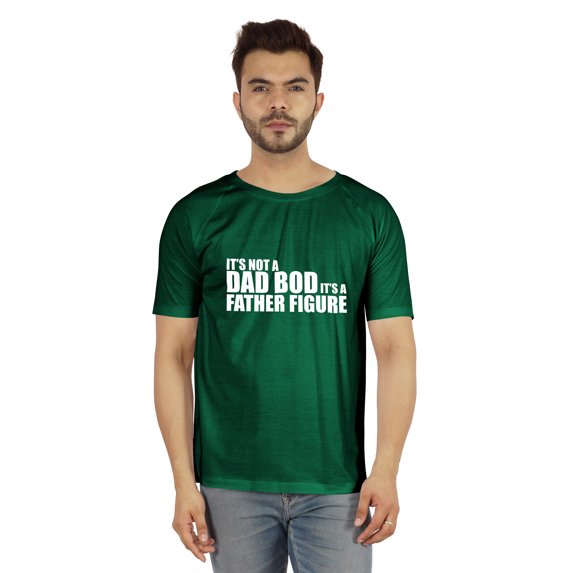 Inkmeso Graphic It Not A Dad Bod It A Father Figure Tshirt For Daddy Raglan Sleeves Jersey Shirt
